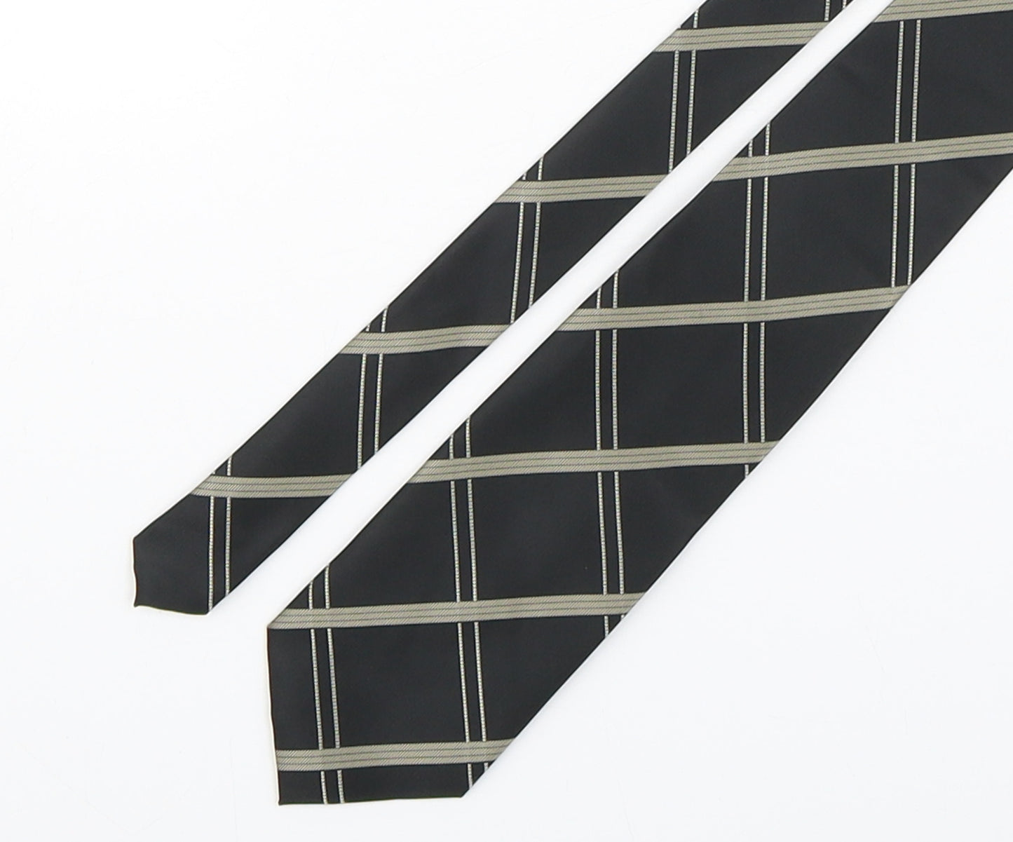 NEXT Mens Multicoloured Plaids & Checks Polyester Pointed Tie One Size