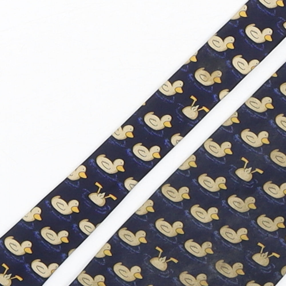 Marks and Spencer Mens Multicoloured Geometric Silk Pointed Tie One Size