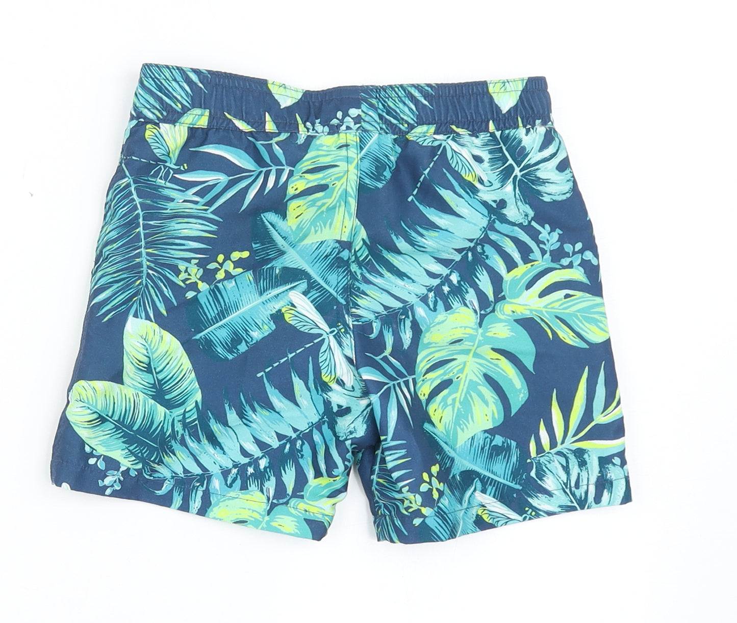 Monsoon Boys Blue  100% Polyester Bermuda Shorts Size 3-4 Years  Regular
