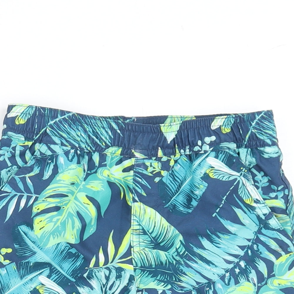 Monsoon Boys Blue  100% Polyester Bermuda Shorts Size 3-4 Years  Regular
