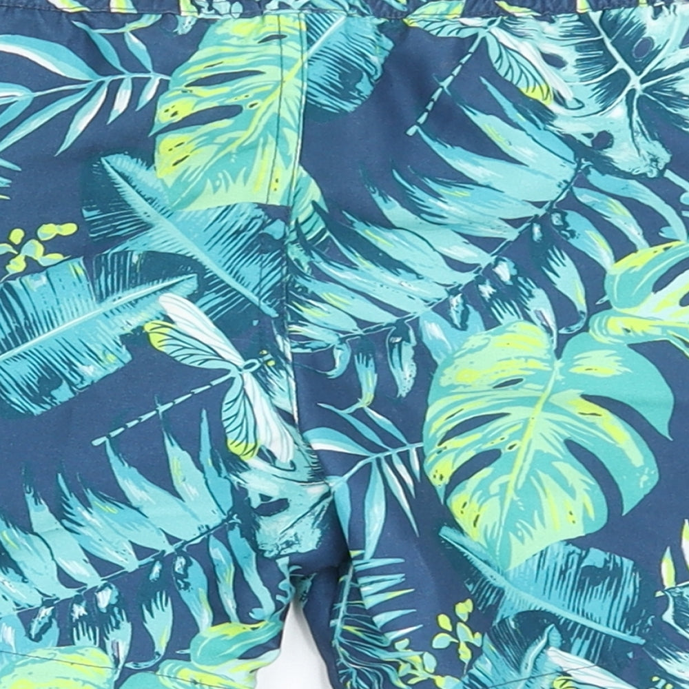 Monsoon Boys Blue  100% Polyester Bermuda Shorts Size 3-4 Years  Regular