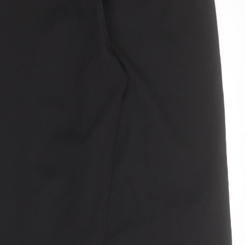 PRETTYLITTLETHING Womens Black  Polyester Trousers  Size 8 L32 in Regular