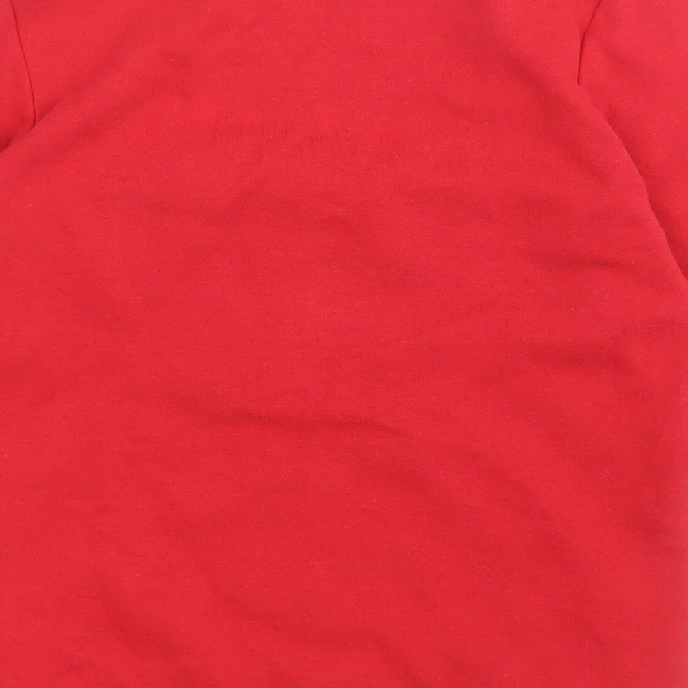 H&M Boys Red  Cotton Pullover Sweatshirt Size 8 Years   - Spider