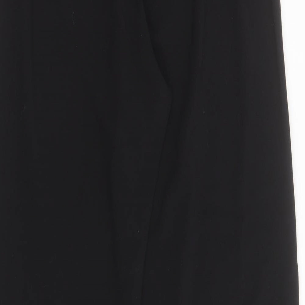 Saloos Collection Womens Black  Polyester Trousers  Size 14 L30 in Regular