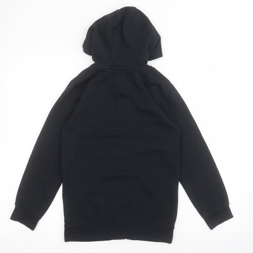 Nutmeg Boys Black  Cotton Full Zip Hoodie Size 8-9 Years  Zip - LOS ANGELES CALIFORNIA 89