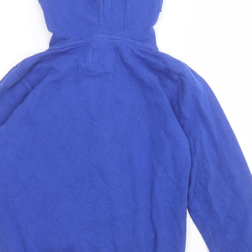 H&M Boys Blue  Cotton Pullover Hoodie Size 9-10 Years   - CINCO LOBOS JUNCTION