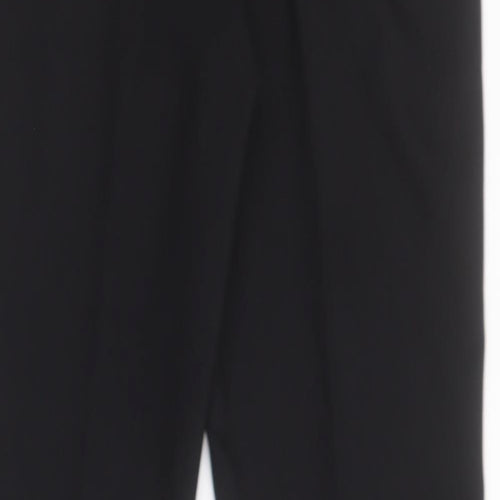 George Womens Black  Polyester Trousers  Size 8 L29 in Regular Zip