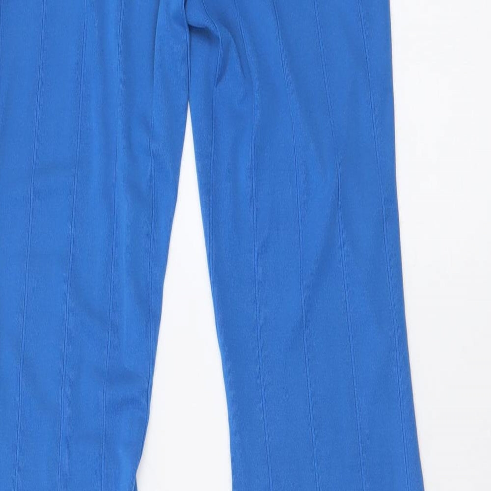 SheIn Womens Blue  Polyester Trousers  Size S L32 in Regular