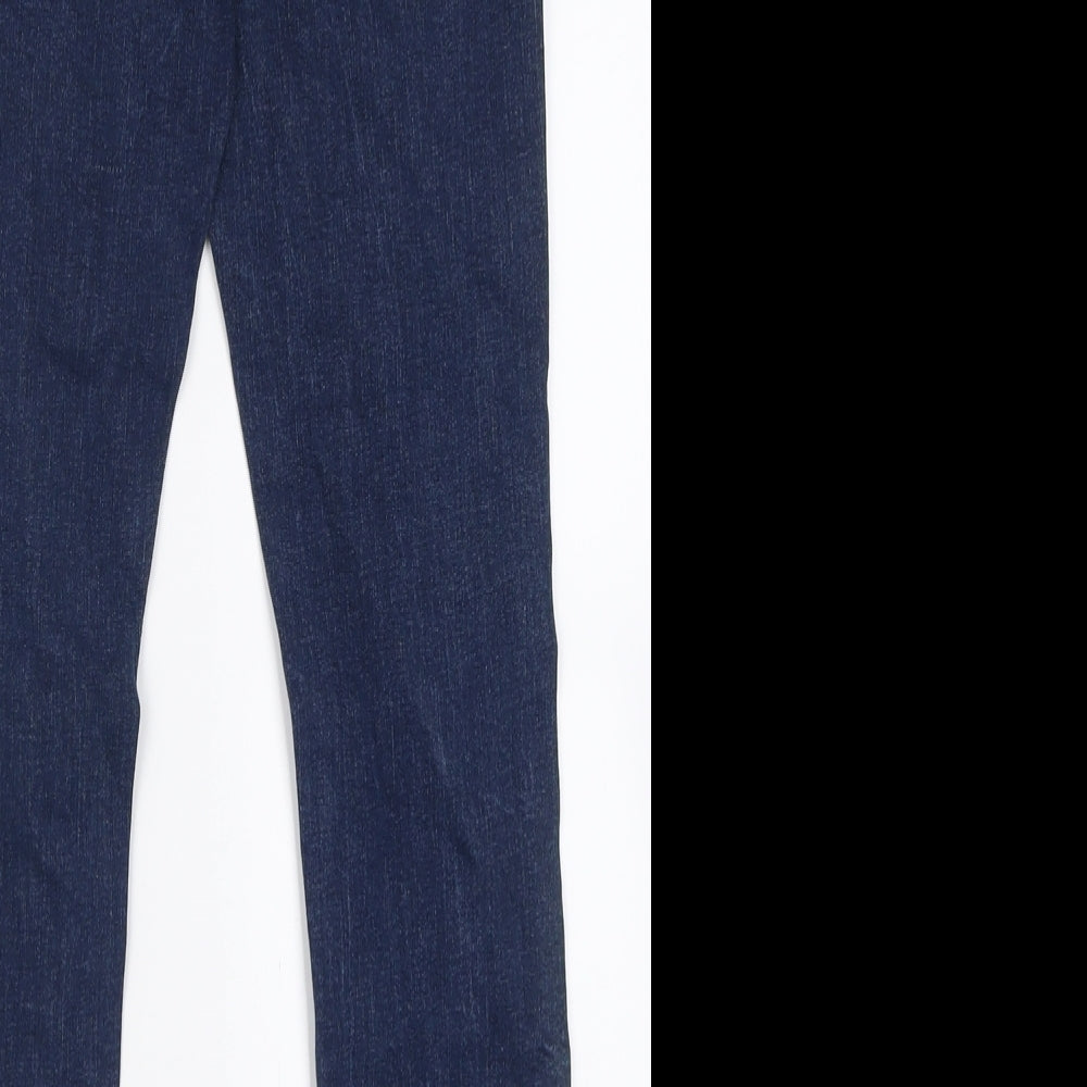 priamrk Womens Blue  Cotton Skinny Jeans Size 6 L27 in Regular Button
