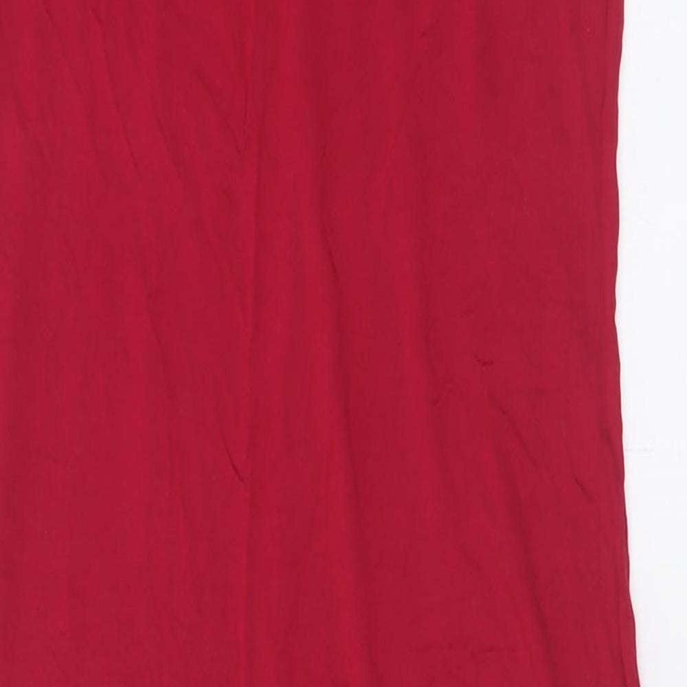 boogoo Womens Pink  Viscose Bodycon  Size 10  Crew Neck Pullover