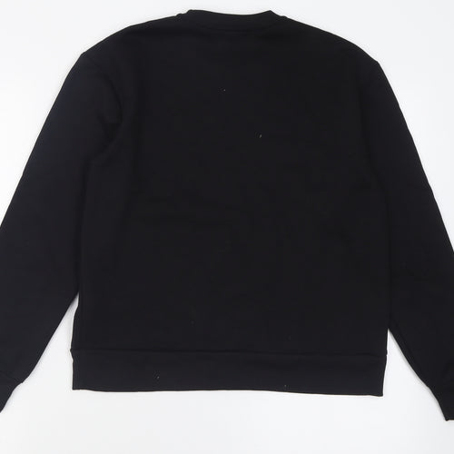 Primark Womens Black  Cotton Pullover Sweatshirt Size 2XS  Pullover