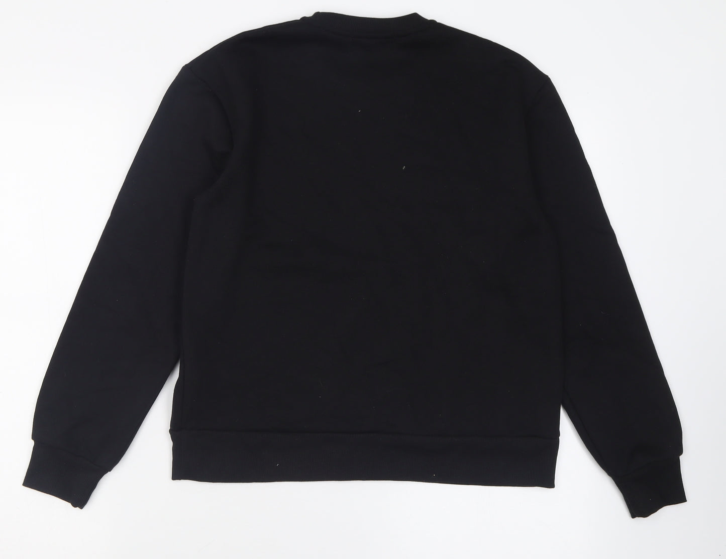 Primark Womens Black  Cotton Pullover Sweatshirt Size 2XS  Pullover