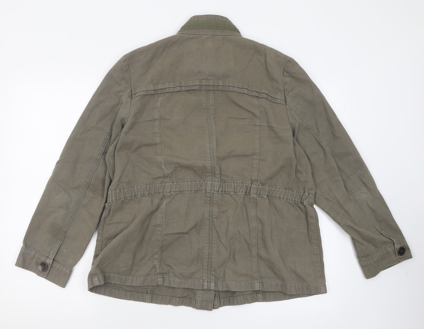 Per Una Womens Green   Jacket  Size 16  Button