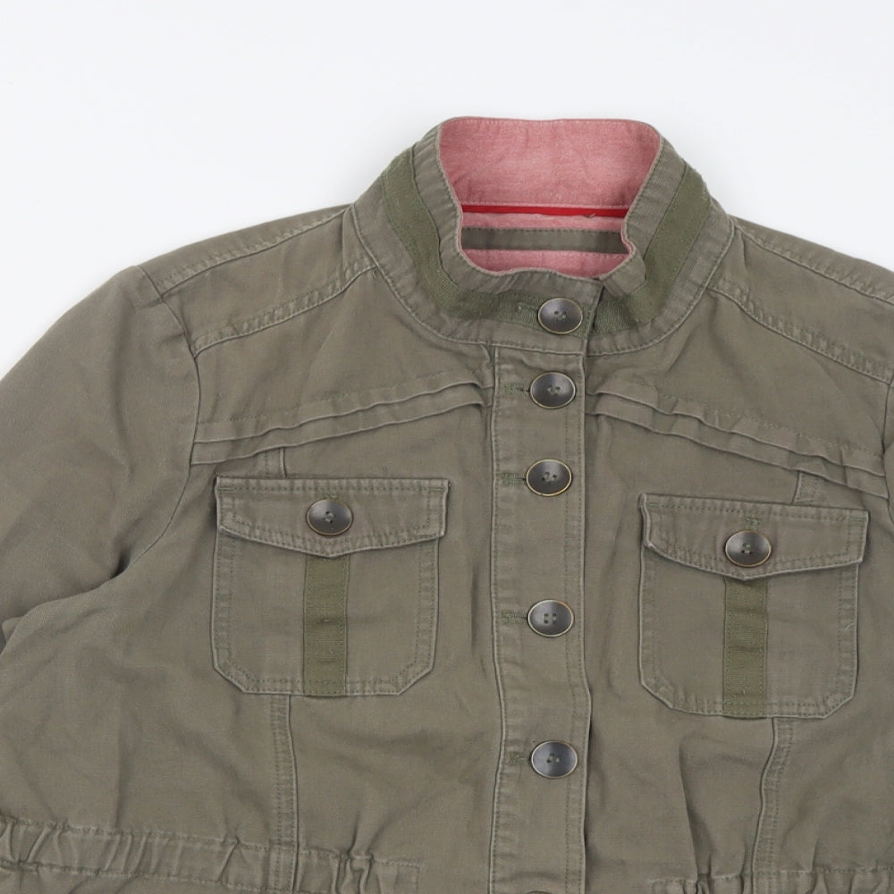 Per Una Womens Green   Jacket  Size 16  Button