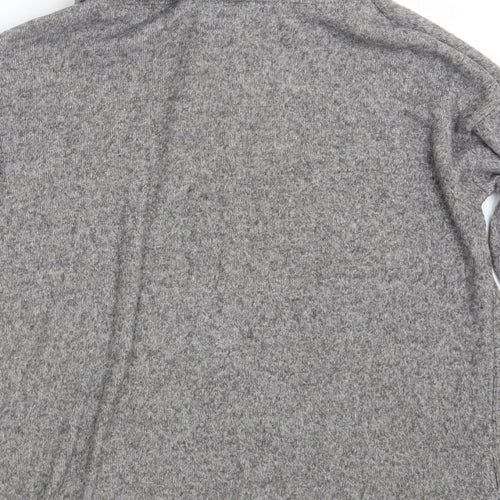 F&F Womens Grey High Neck  Polyester Pullover Jumper Size 6