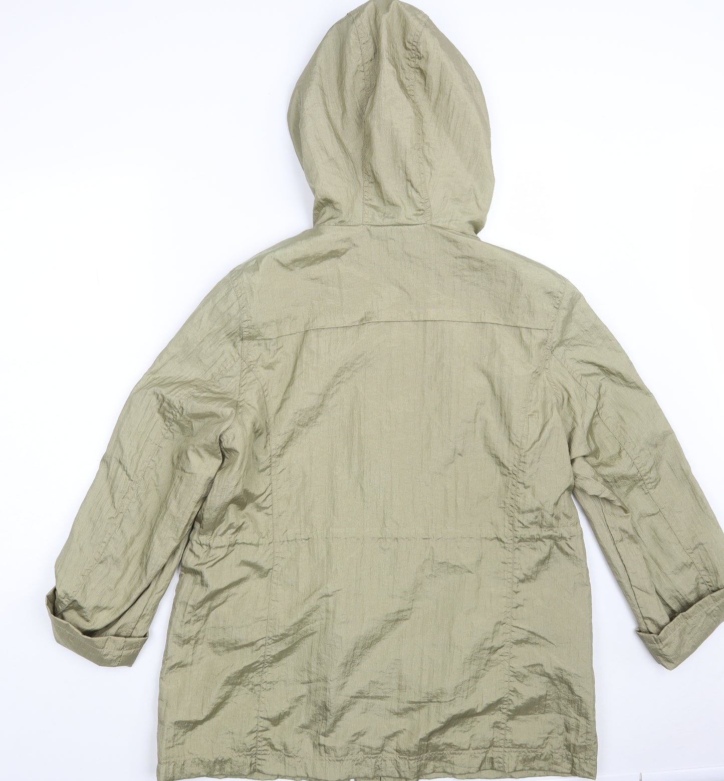 Classic Womens Gold   Rain Coat Coat Size 18  Zip