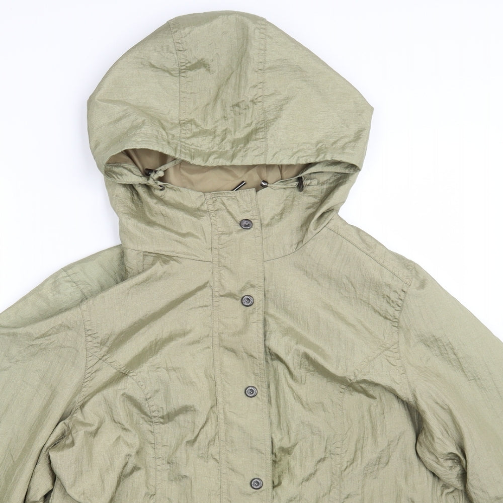 Classic Womens Gold   Rain Coat Coat Size 18  Zip