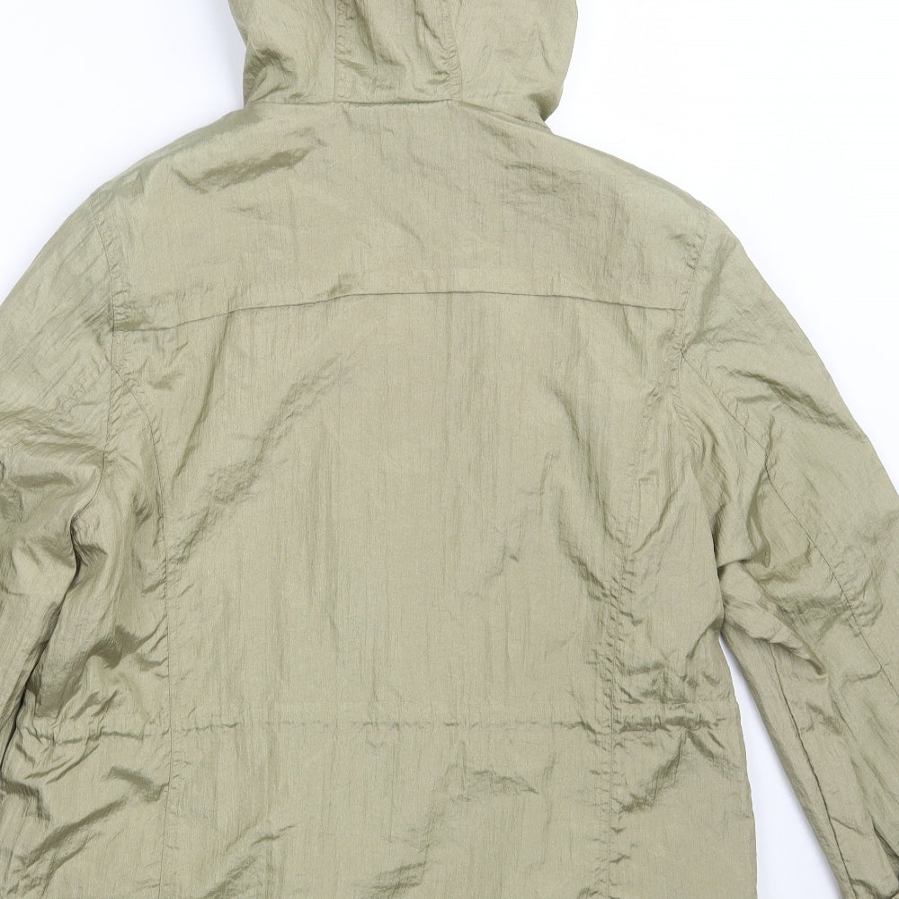 Classic Womens Gold   Rain Coat Coat Size 18  Zip