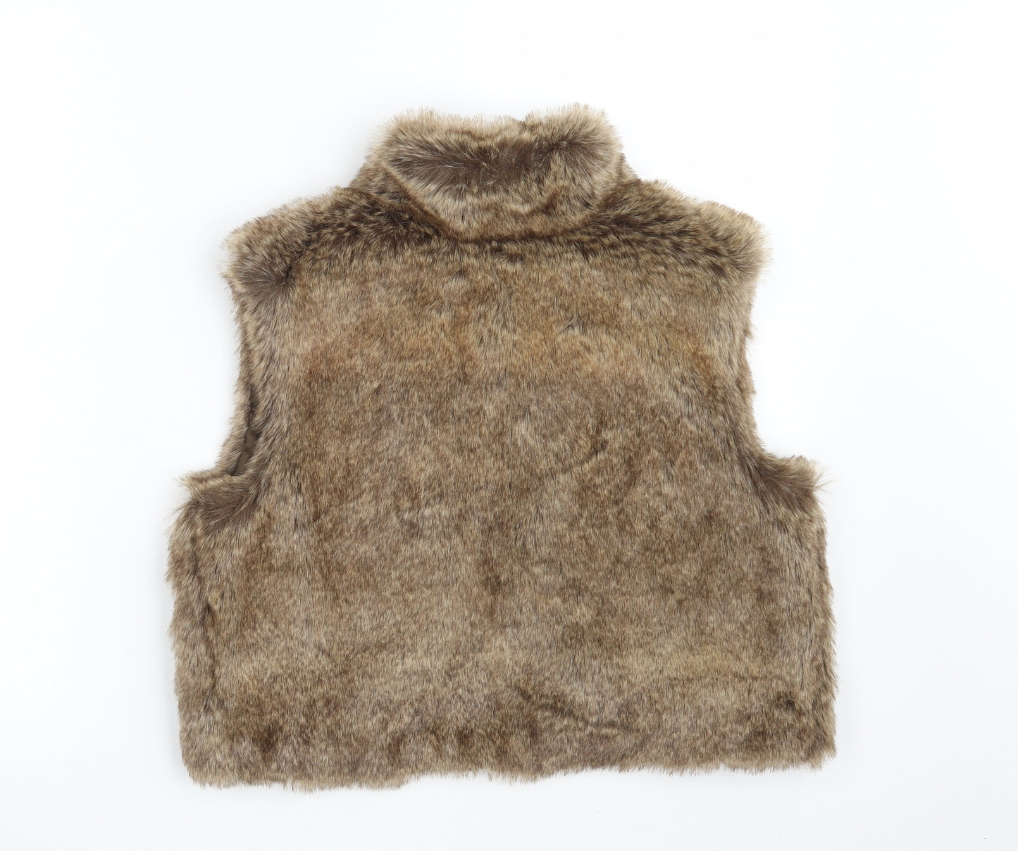 Marks and Spencer Womens Brown   Gilet Jacket Size S   - SIZE S/M