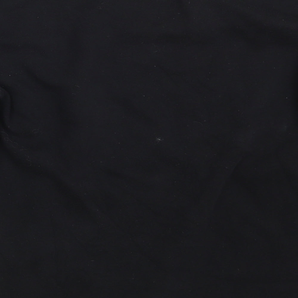 Papaya Womens Black  Cotton Pullover Sweatshirt Size 12   - JUST IMAGINE