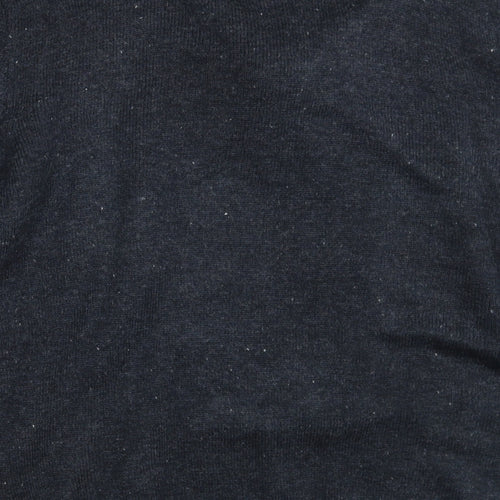 George Mens Blue Crew Neck  Acrylic Pullover Jumper Size L   - Christmas JUMPER