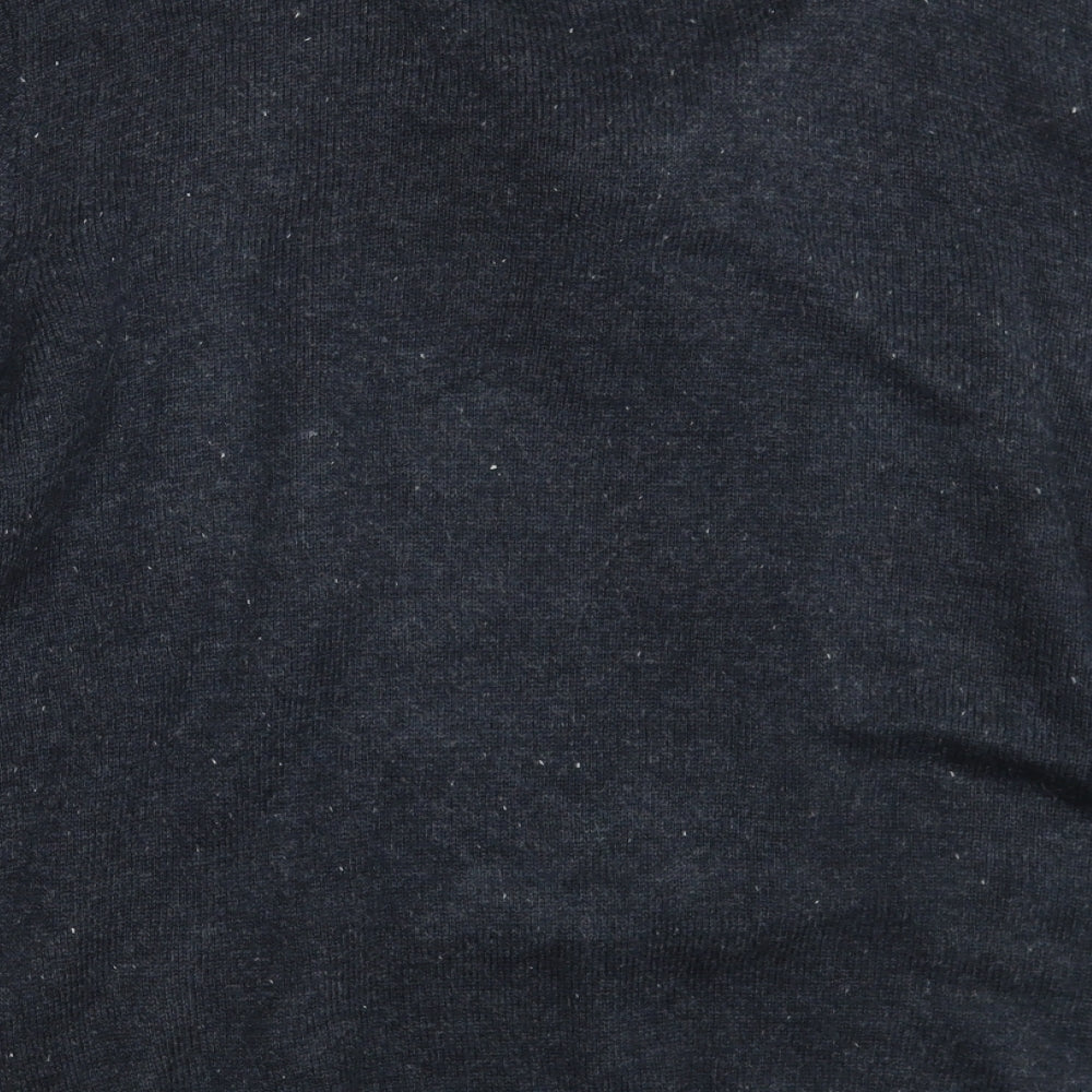 George Mens Blue Crew Neck  Acrylic Pullover Jumper Size L   - Christmas JUMPER