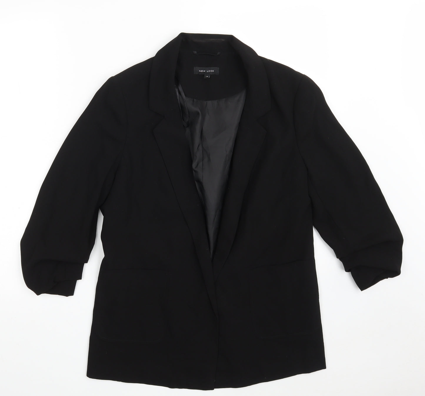 New Look Womens Black   Jacket Blazer Size 12