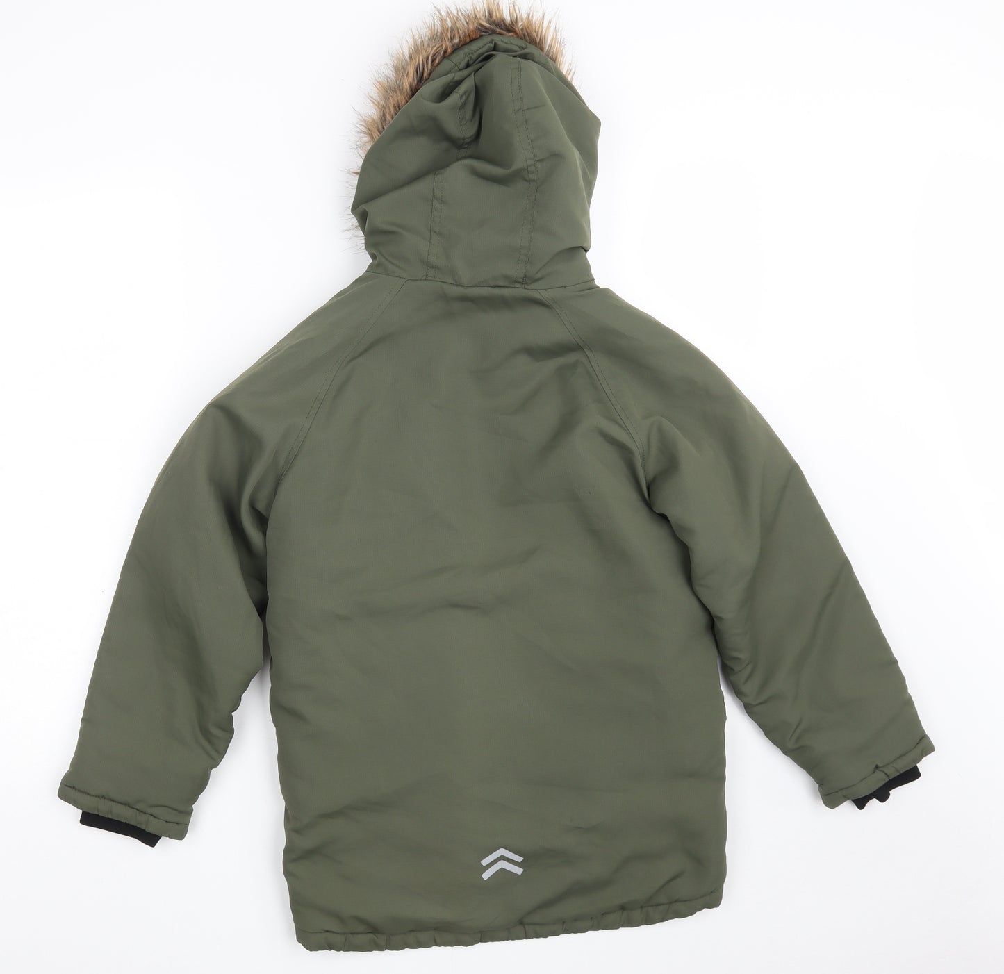 Nutmeg Boys Green   Jacket  Size 9-10 Years  Zip