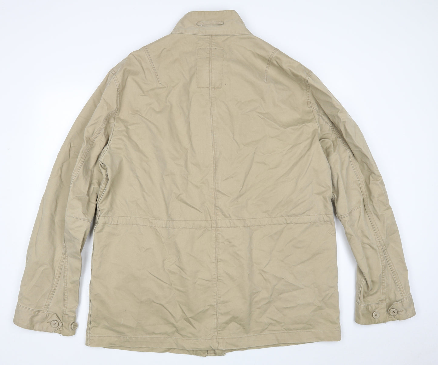 NEXT Mens Beige   Jacket Coat Size 2XL  Zip