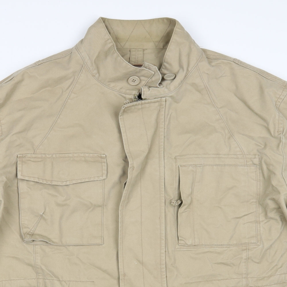 NEXT Mens Beige   Jacket Coat Size 2XL  Zip