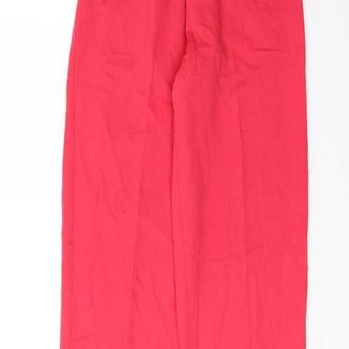 Jantzen Womens Red  Polyester Trousers  Size 10 L30 in Regular