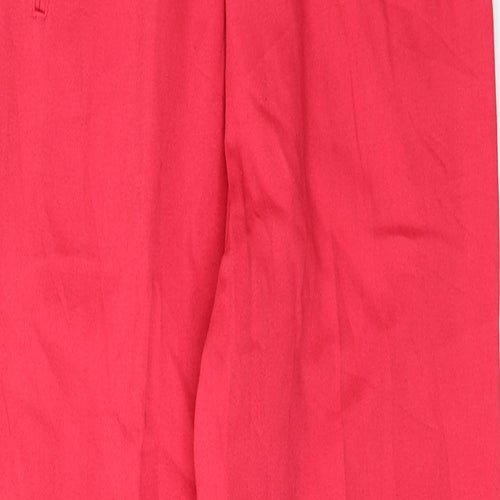 Jantzen Womens Red  Polyester Trousers  Size 10 L30 in Regular