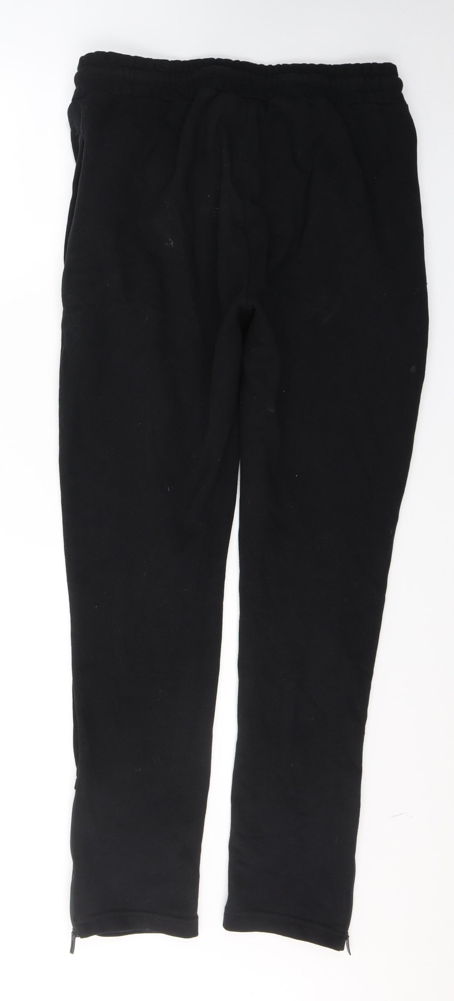 Myprotein Mens Black  Polyester Sweatpants Trousers Size M L30 in Regular Tie