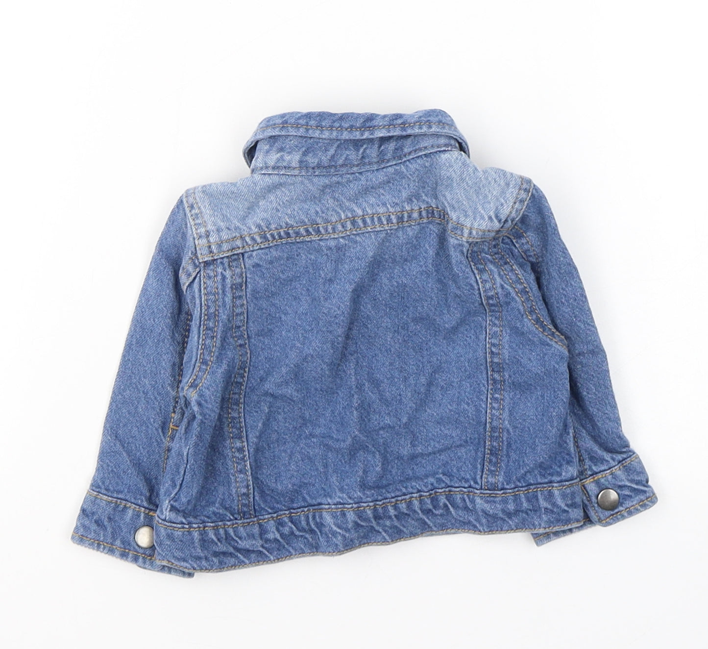 George Girls Blue   Jacket  Size 3-6 Months   Button