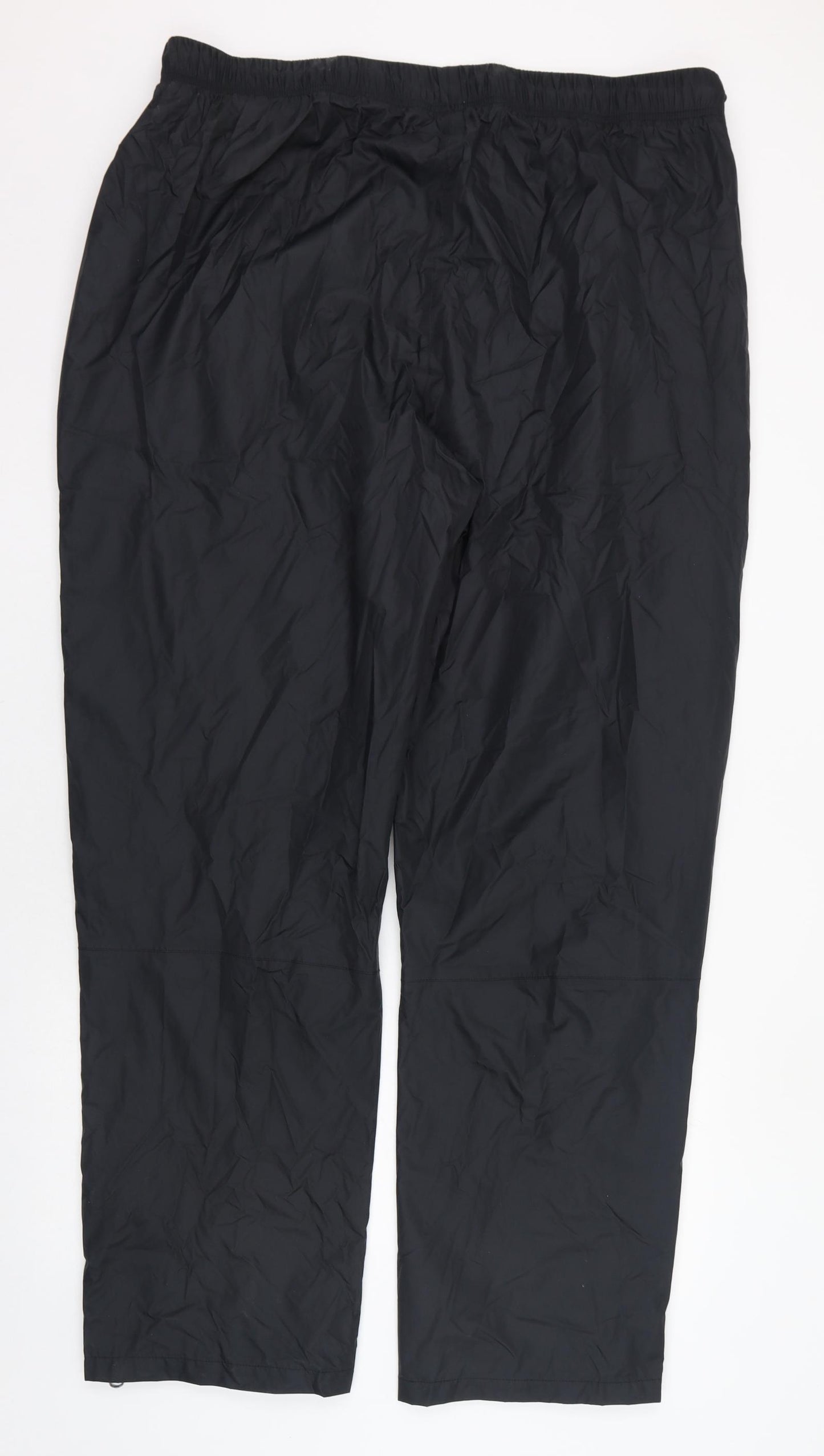 OEX Mens Black  Nylon Windbreaker Trousers Size 38 L30 in Regular