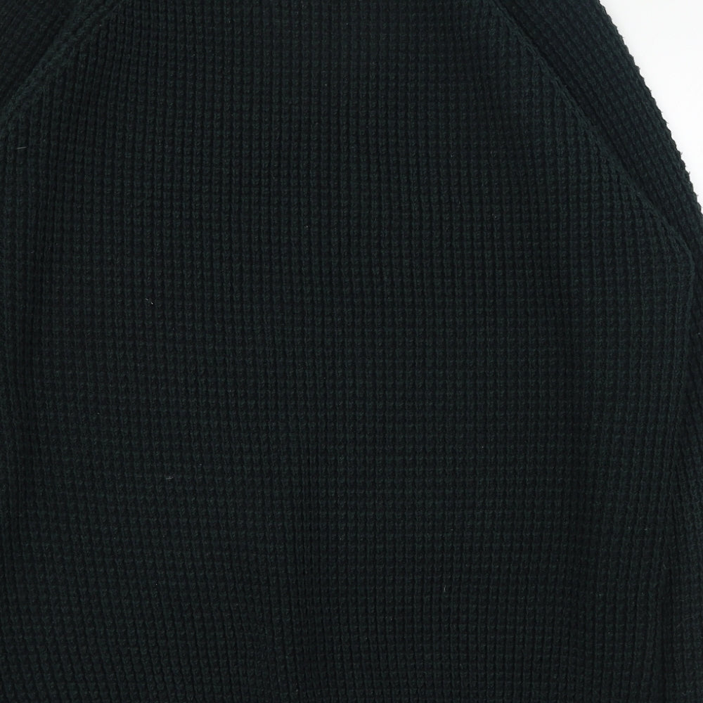 TU Mens Green Round Neck  Acrylic Pullover Jumper Size 2XL