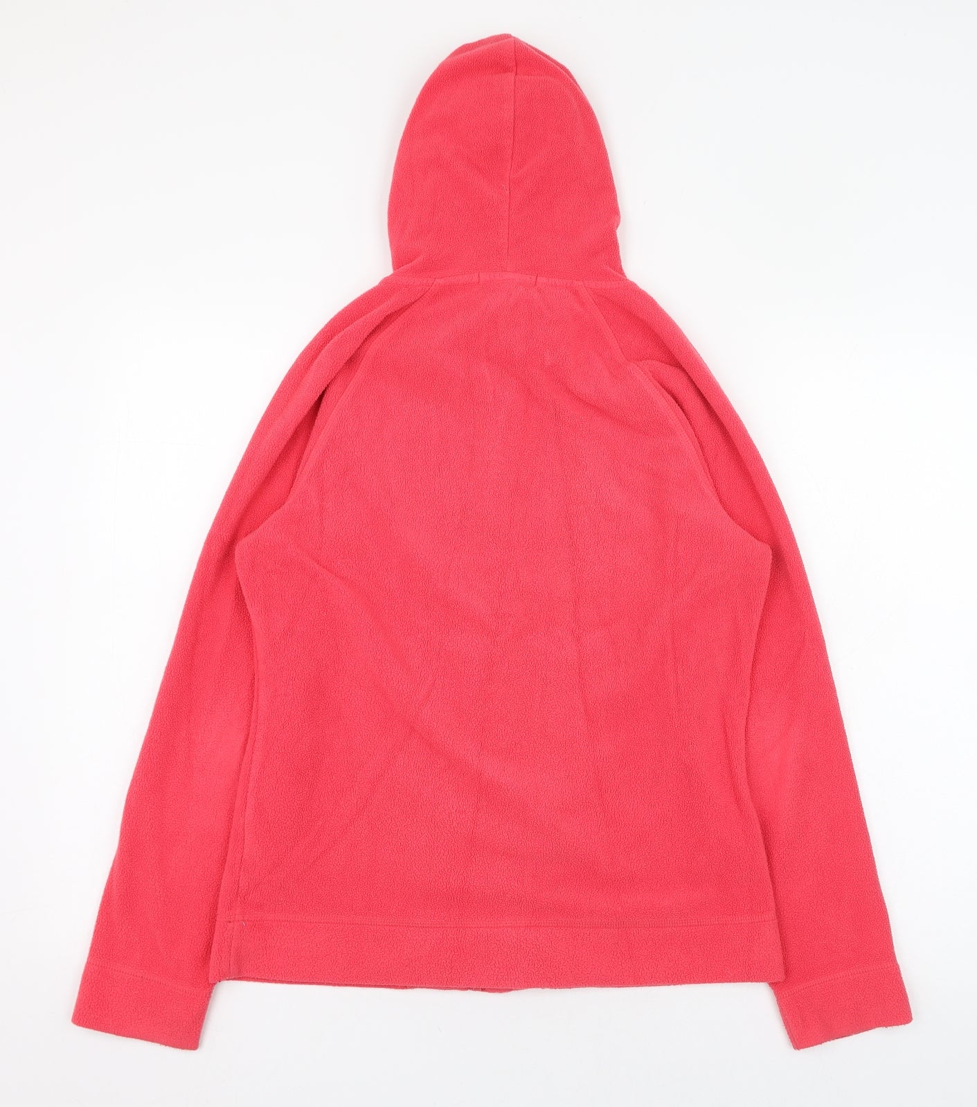 George Womens Pink  Polyester Full Zip Hoodie Size 12  Zip - Fleece