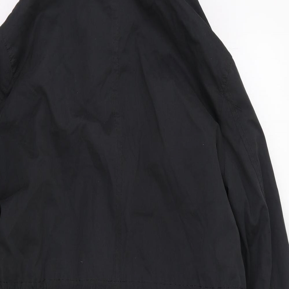Atmosphere Womens Black   Parka Coat Size 10  Zip