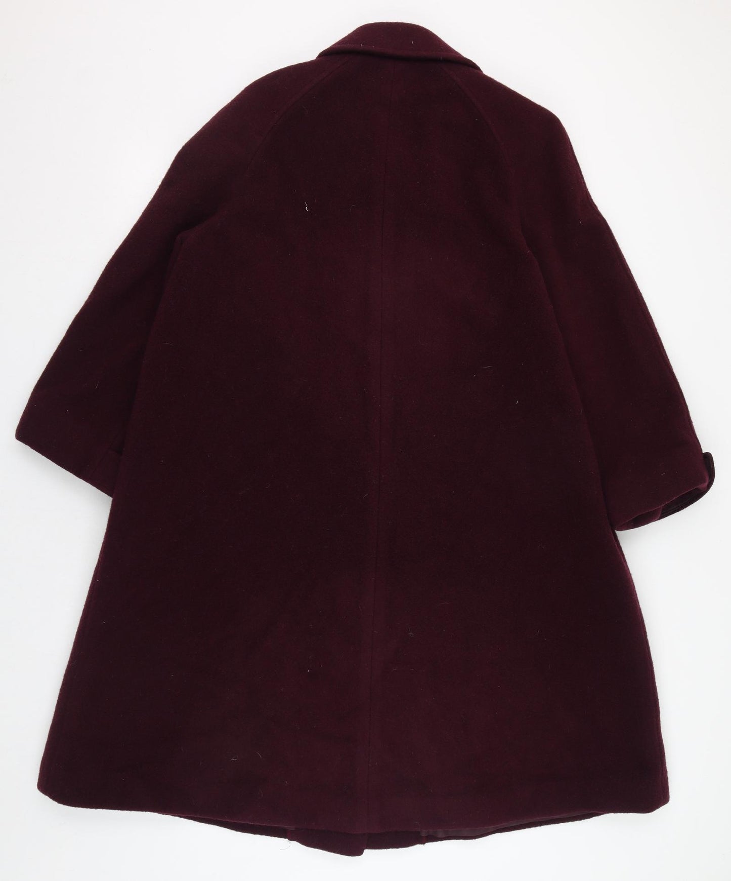 St Michael Womens Purple   Overcoat Coat Size 18  Button
