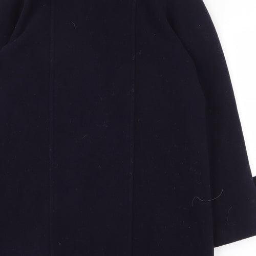 Berkertex Womens Blue   Pea Coat Coat Size 14  Button