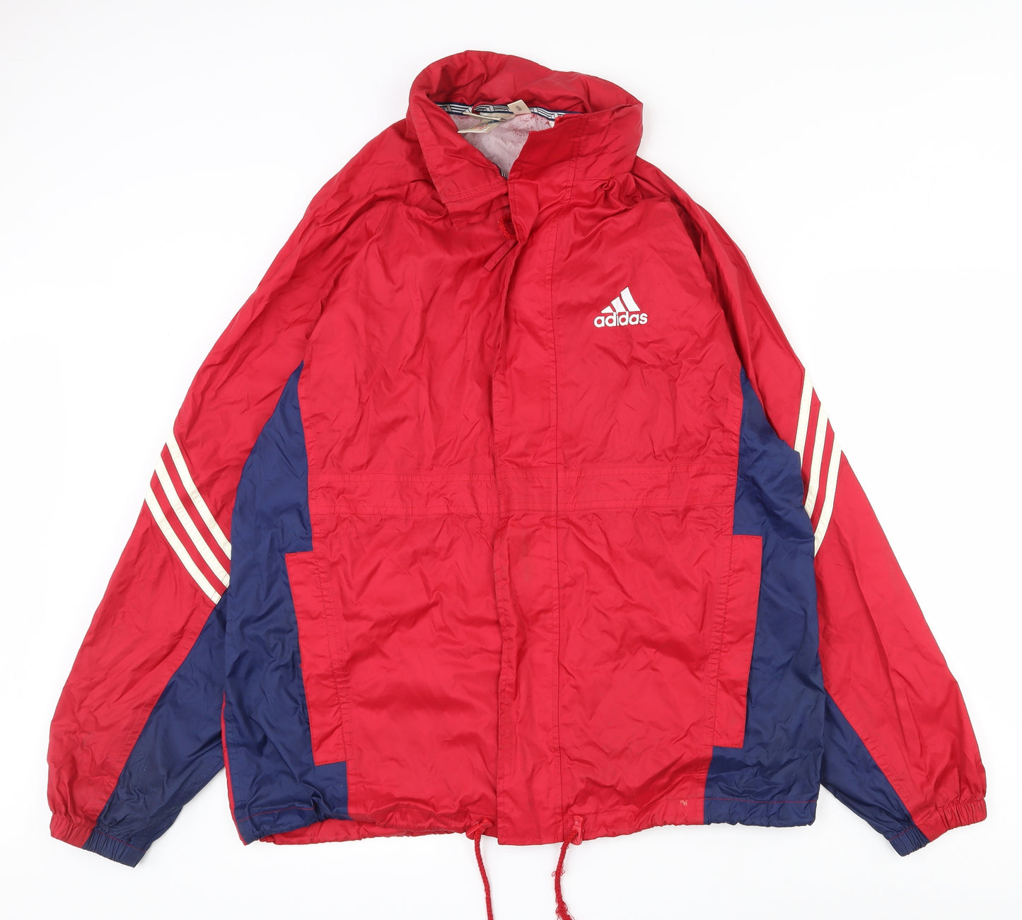 adidas Womens Multicoloured   Rain Coat Coat Size 38  Zip - Pack away hood 38-40