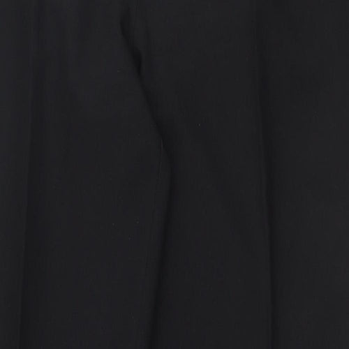 XE Womens Black  Polyester Dress Pants Trousers Size 12 L30 in Regular Zip