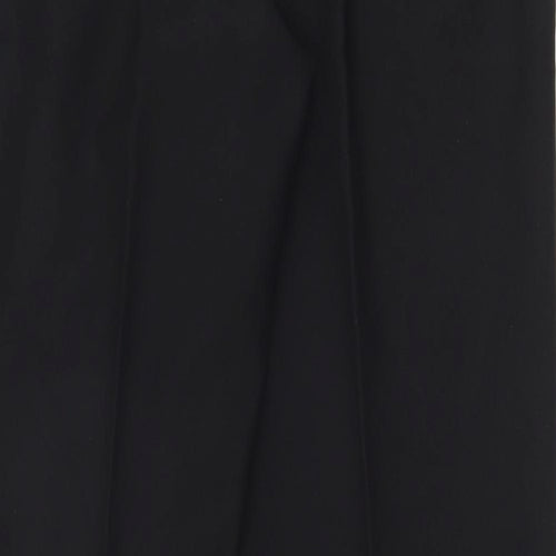 XE Womens Black  Polyester Dress Pants Trousers Size 12 L30 in Regular Zip