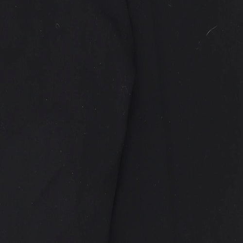 Marks and Spencer Womens Black  Polyester Dress Pants Trousers Size 14 L27.5 in Regular Zip