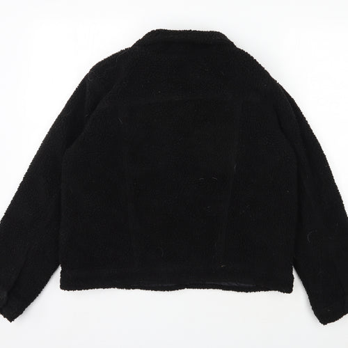 Brave Soul Womens Black   Jacket  Size 12  Snap