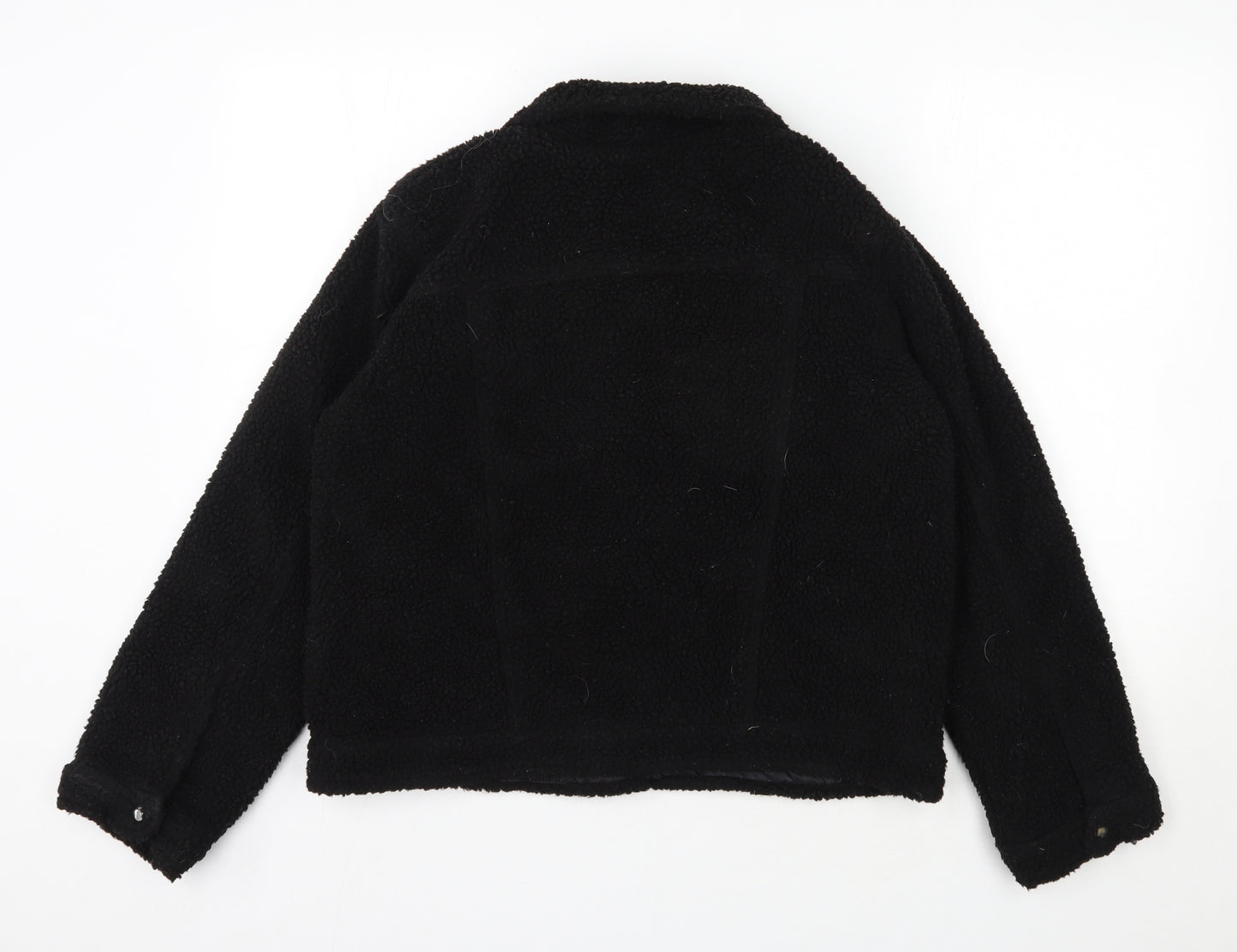 Brave Soul Womens Black   Jacket  Size 12  Snap