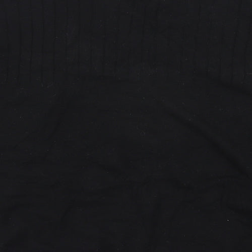 Great Plains Womens Black V-Neck  Polyester Cardigan Jumper Size M