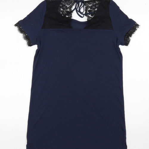 NEXT Womens Black  Polyester  Dress Size 6  Tie