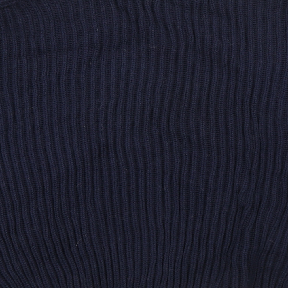 Joseph Homme Mens Blue Crew Neck  Cotton Pullover Jumper Size XL