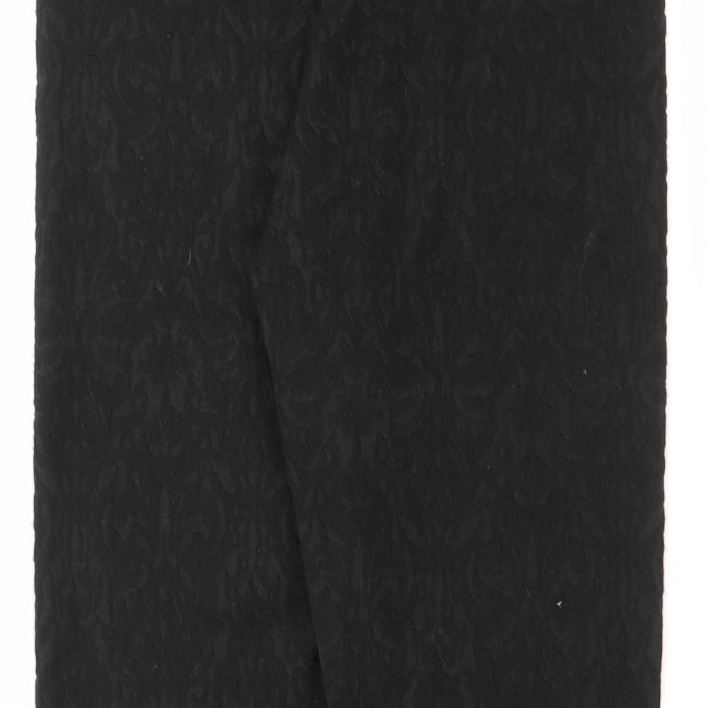 NEXT Womens Black  Polyester Pedal Pusher Leggings Size 12 L28 in